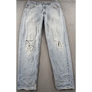 Vintage Levi's 560 Loose Fit Straight Leg Jeans Men 32x33 Distressed Grunge 1997